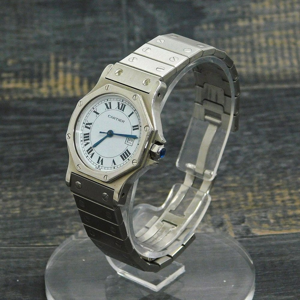 RARE! Cartier Octagon Santos 30mm Watch!!!!